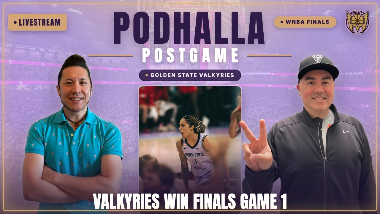 Valkyries Win Finals Game 1 on Gabby Williams' Late Surge | Playoff Podhalla Postgame