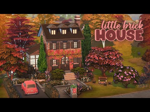 Little Brick House 🤎🍂 | The Sims 4 Speed Build