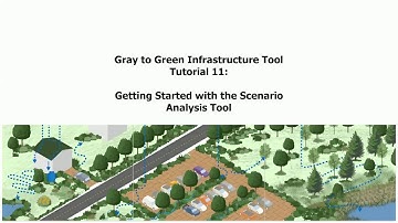 G2G Tutorial 11: Getting Started with the Scenario Analysis Tool