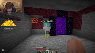 Beating Underwater Minecraft with Farex and Purrfectttt