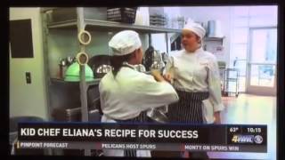 Kid Chef Eliana on WWL-TV 12 for The Road with Bill Capo