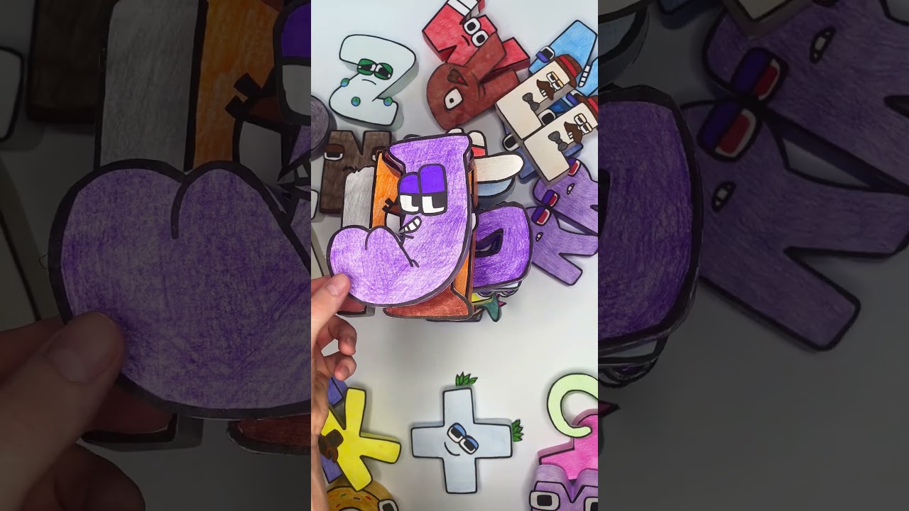 4 Broke the TOWER 💥 Spanish Paper Alphabet Lore 