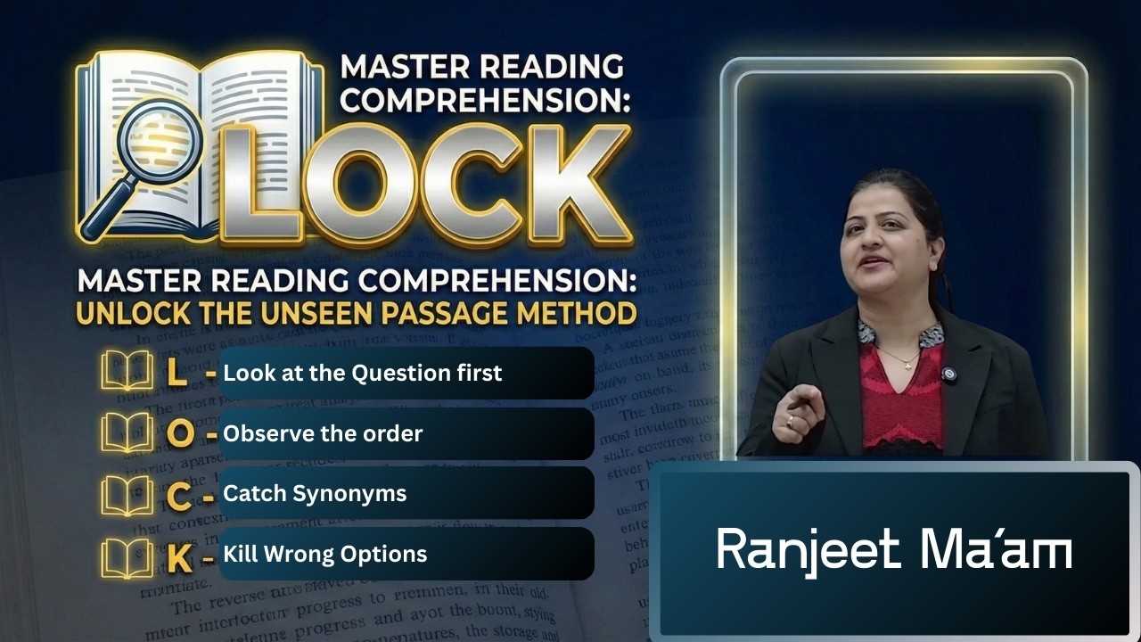STOP Reading the Passage First! 🛑 Use This Secret Trick Instead | Ranjeet Ma'am