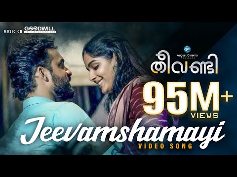 Jeevamshamayi Lyrics In Malayalam ( ജീവാംശമായി വരികൾ ) - Theevandi Malayalam Movie Songs Lyrics