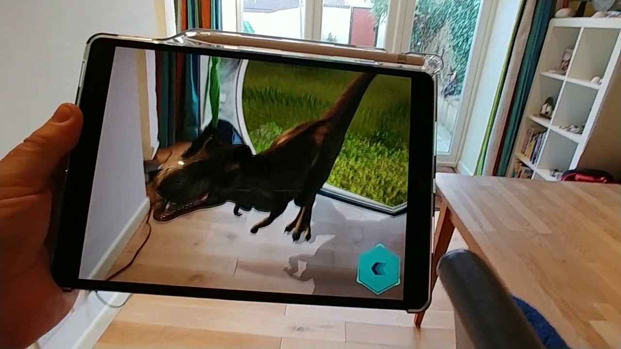 Racing Dinosaurs in Augmented Reality — Hook