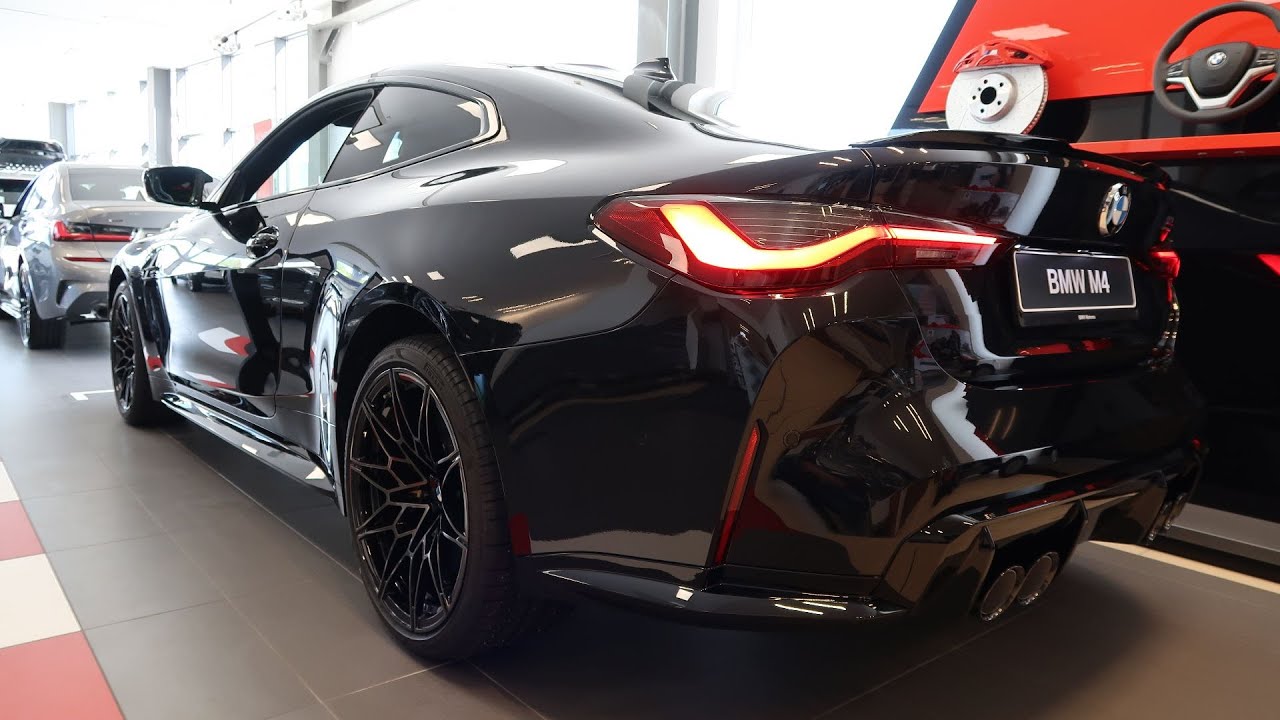 2021 BMW M4 Competition Coupe in Black Sapphire color (510 hp) by ...