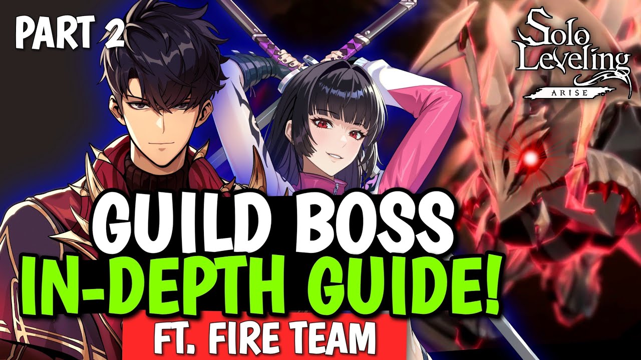 THE ULTIMATE GUILD BOSS IN-DEPTH GUIDE PART 2! FIRE TEAM SLAYS ANT QUEEN! [Solo Leveling: Arise]