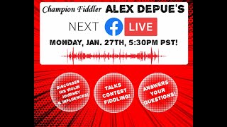 Ep. 2 - At Home With The Fiddler - with hosts, Alex DePue and Aria Noelle Curzon
Discover ALL of The Fiddlers music HERE: https://www.the-fiddler-llc.com
Shop for physical CDs, delivered to your front door, by visiting our official shop at https://www.spontaneousrecords.com Well look back at this moment through the lens of success, ladies and gents, as we begin Episode 2 of new FB series, At Home With The Fiddler, with your host, Aria Noelle Curzon!
Violinist Alex DePues new series of informative and educational sessions for the aspiring violinist / fiddler.
Join us each week as we telecast to the world LIVE from OVNI Recording Studios, or watch later when your own schedule will allow, by clicking on FBs bell icon (found at FBs Watch platform) for automatic notifications.
With our host Aria Noelle Curzon leading the way, there is never a dull moment with The Fiddler! Join us each week as it happens in real time, Mondays at 5:30pm Pacific (8:30pm Eastern time) or pick up where you left off, so as not to miss anything! Just click the BELL ICON, found right next to the button labeled, Following.... VERY CONVENIENT!
P A T R E O N ➞ www.patreon.com/alexdepue
W E B S I T E ➞
I N S T A G R A M ➞ www.instagram.com/thefiddlerllc
D O N A T E ➞ https://www.paypal.com/donate/?token=...
#NoVibratoDenice #Livestream #InsideTheFiddlersStudio #FiddleCast #AlexDePueShowsYouStuff #Fiddle #Violin #WhatIsTheDifference #ContestFiddling #Music #MusicMaker #StudioCat #RoadDog #HesDoneItAll
#Violin #Violinist #RockViolin #RecordingSession #Studio #IAnswerYourQuestions #AskAFiddler #JoinMeNextTime #Please #LikeAndSubscribe #ViolinTutorials #HangWithAlex #ViolinTips #BehindTheScenes #Violin
#SteveVai #ChrisCagle #LindsaySterling #DavidGarrett #ElectricViolin #Orchestra #TwoSet #MarkWood #Whammy #WahWah #Whammy #QAndA #Masterclass #ToCome #AlexDePue https://the-fiddler-llc.com
https://spontaneousrecords.com Ep. 2 - At Home With The Fiddler - with hosts, Alex DePue and Aria Noelle Curzon