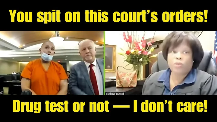 No Excuses: Judge Boyd DESTROYS Man for Skipping Drug Tests