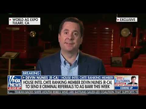 Devin Nunes and Maria Bartiromo on accountability Spygate plotters - part I