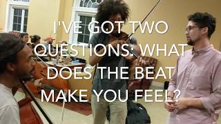 Funky Bach EPIC JAM w/ Strings Beatbox Freestyling at Creative Strings Workshop