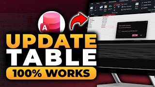 How To Update Table in MS Access (𝟮𝟬𝟮𝟲) | 100% WORKS | NO Yapping, To The Point! | FAST & EASY