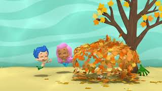 Gil - No, Bubble Puppy Bubble Puppy Jumps Into The Leaf Pile Read Description