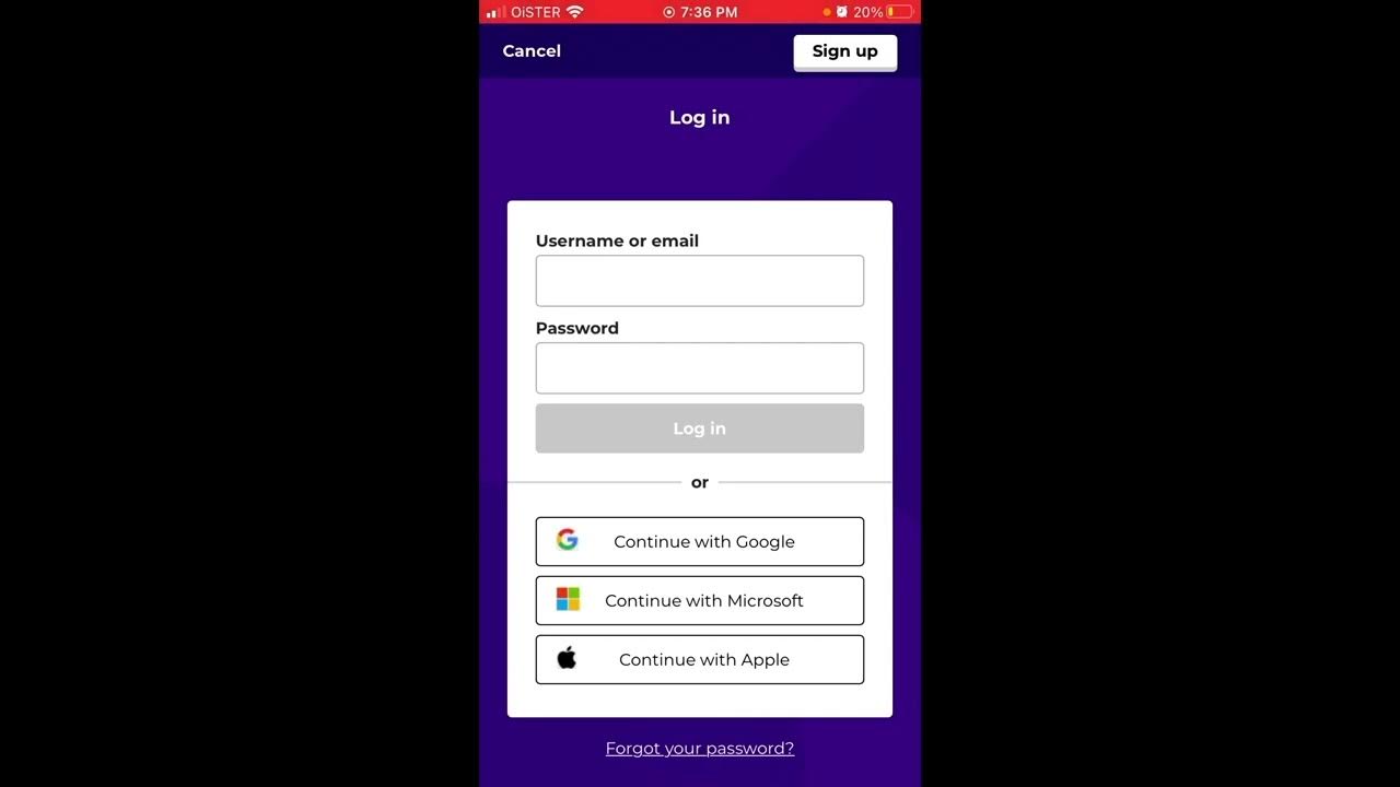 How to login to Kahoot app? YouTube