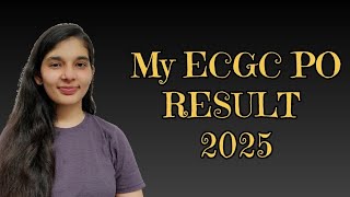My ECGC PO 2025 RESULT