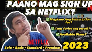 PAANO MAG SIGN UP AT MAG REGISTER SA NETFLIX 2023| @KuyaWils