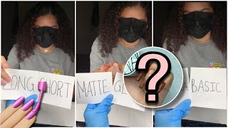 Celebrity RANDOM CARDS TO CREATE A NAIL DESIGN (BLINDFOLDED) 💅🏼 Net Worth