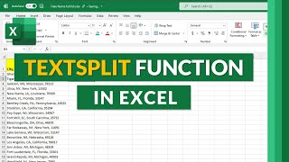 TEXTSPLIT 기능 - 최고의 Microsoft Excel 새 기능 중 하나 #shorts screenshot 2