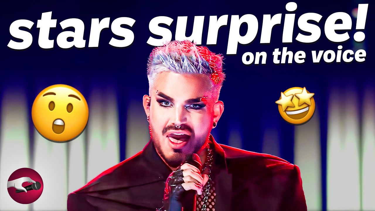 SURPRISE CELEBRITY Coaches Performances That SLAYED On The Voice!