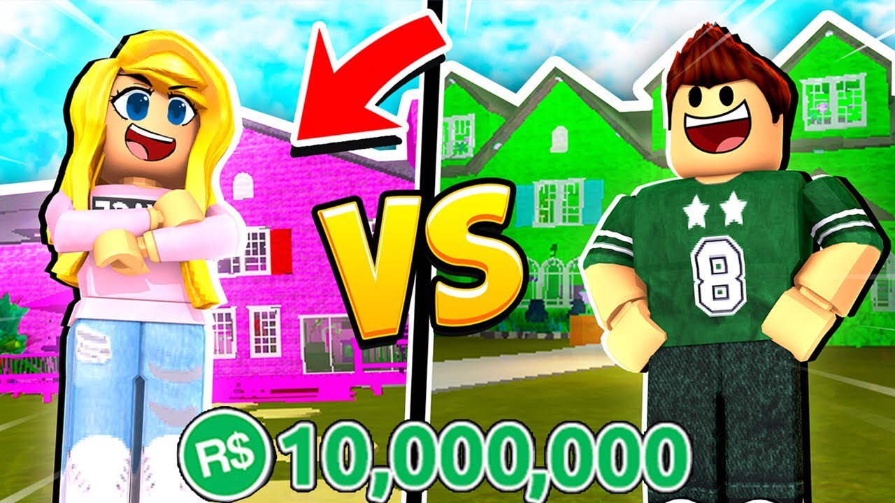 Spending All My Robux On A Mansion Boyfriend Vs Girlfriend Roblox Youtube - iamsanna and jelly roblox