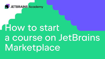 How to start a course on JetBrains Marketplace