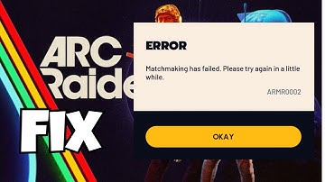 ARC Raiders Matchmaking is mislukt | Foutcode ARMR0002 (2025)