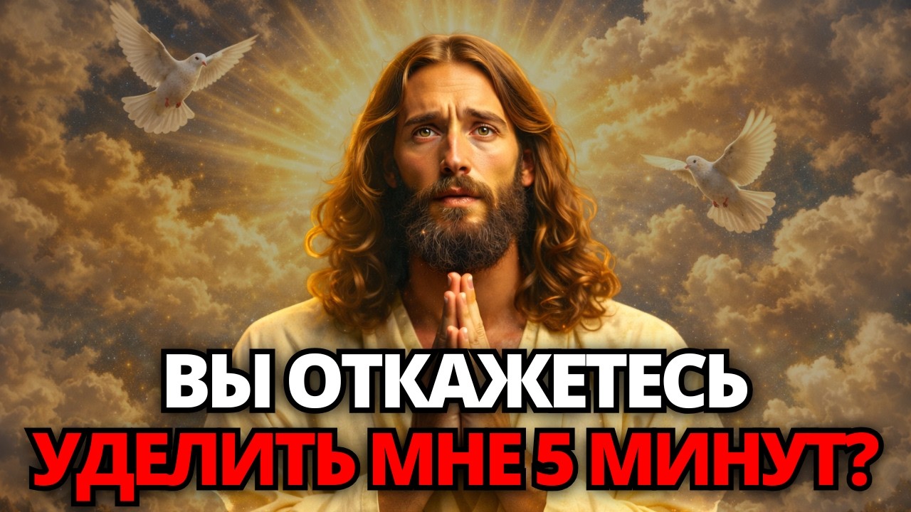 🛑 БОГ ГОВОРИТ: ТЫ ОТКАЖЕШЬСЯ ОТ МЕНЯ НА 5 МИНУТ? НЕ ИГНОРИРУЙ! ✝️ ПОСЛАНИЕ БОГА ДЛЯ ТЕБЯ