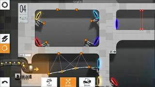 Bridge Constructor Portal Level 4 Walkthrough