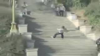 I Put Wii Sports Ear Rape Over A Man Falling From The Stairs