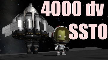 Kerbal Space Program - Large SSTO with 4000 dV - Proper Use of RAPIER Engines