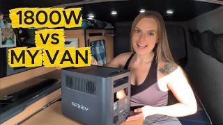 CAN THIS POWER STATION CHARGE MY CAMPERVAN? | Aferiy Nomad 1800 Test 🚐🔋