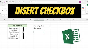 How to Insert a Checkbox in Excel