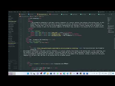CPU Scheduling (FCFS/Preemptive/Non-Preemptive)