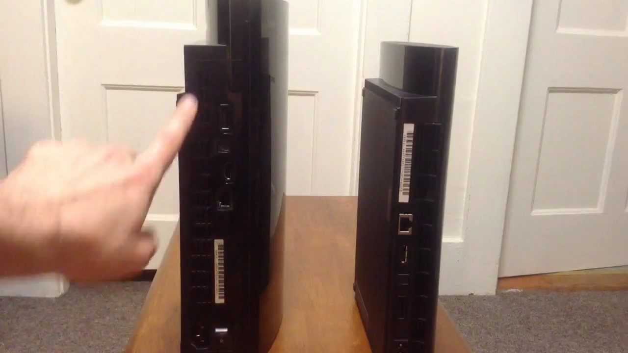 PS3 Slim vs PS3 Fat COMPARISON Review - YouTube