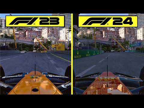 : F1 24 vs F1 23 Early Graphics Comparison | Circuit de Monaco | RTX 4080