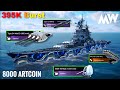 Under 8000 Artcoin Best Battleship 😎 JS Yamato Aegis 🔥- Modern Warships 