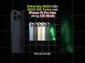 iQOO Z10 Turbo vs iPhone 13 Pro Max: Dimensity 8400 mạnh hơn 37% nhưng A15 vẫn “mượt đỉnh”?