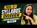 Class 11 Applied Maths Syllabus 2026-27 | CBSE Applied Mathematics