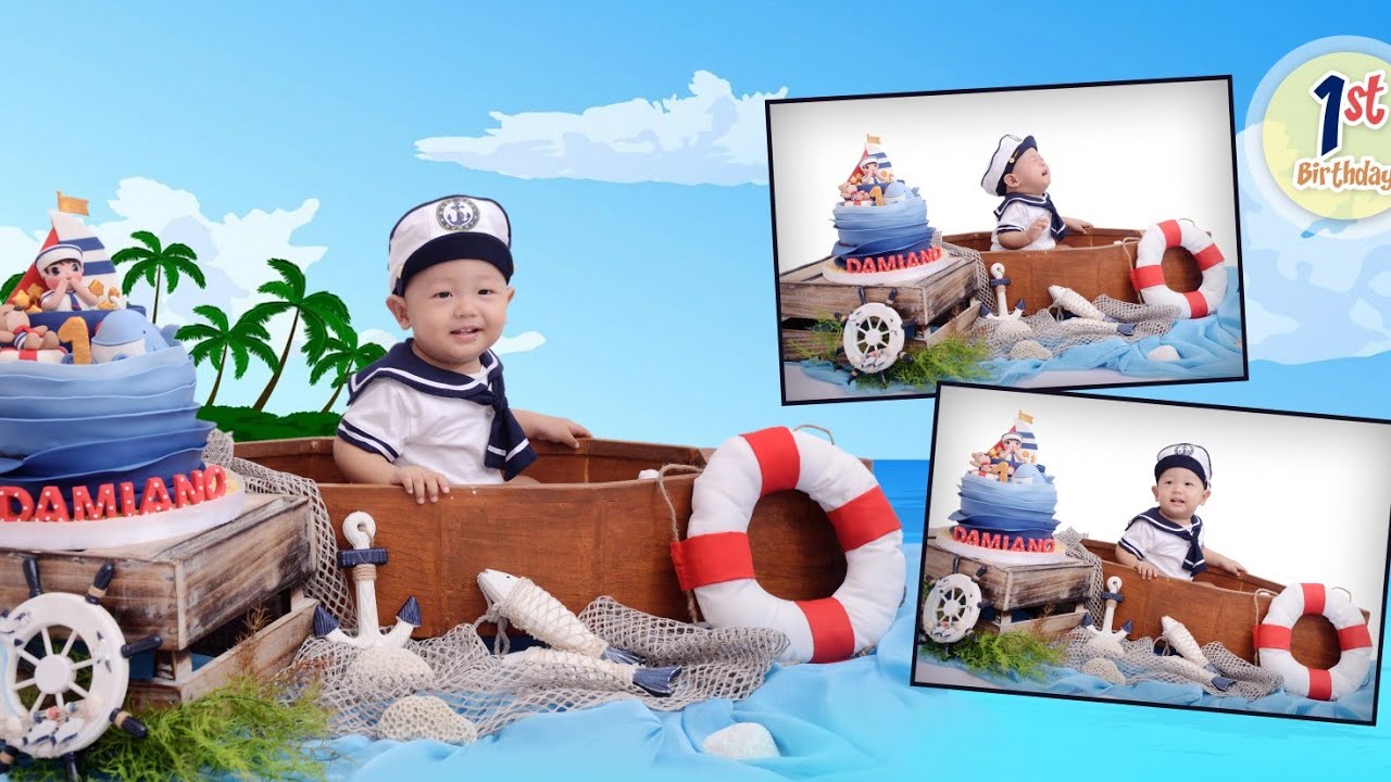 Damiano 1st Sailor Birthday Theme