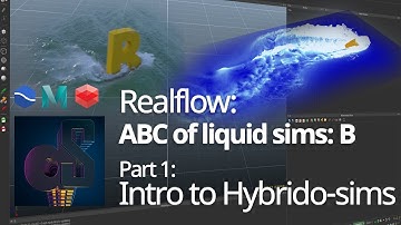 Realflow: Liquid ABC breakdown: B pt1 - Hybrido Basics