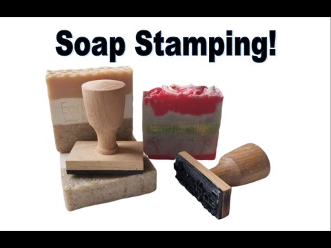 How to stamp cold process soaps