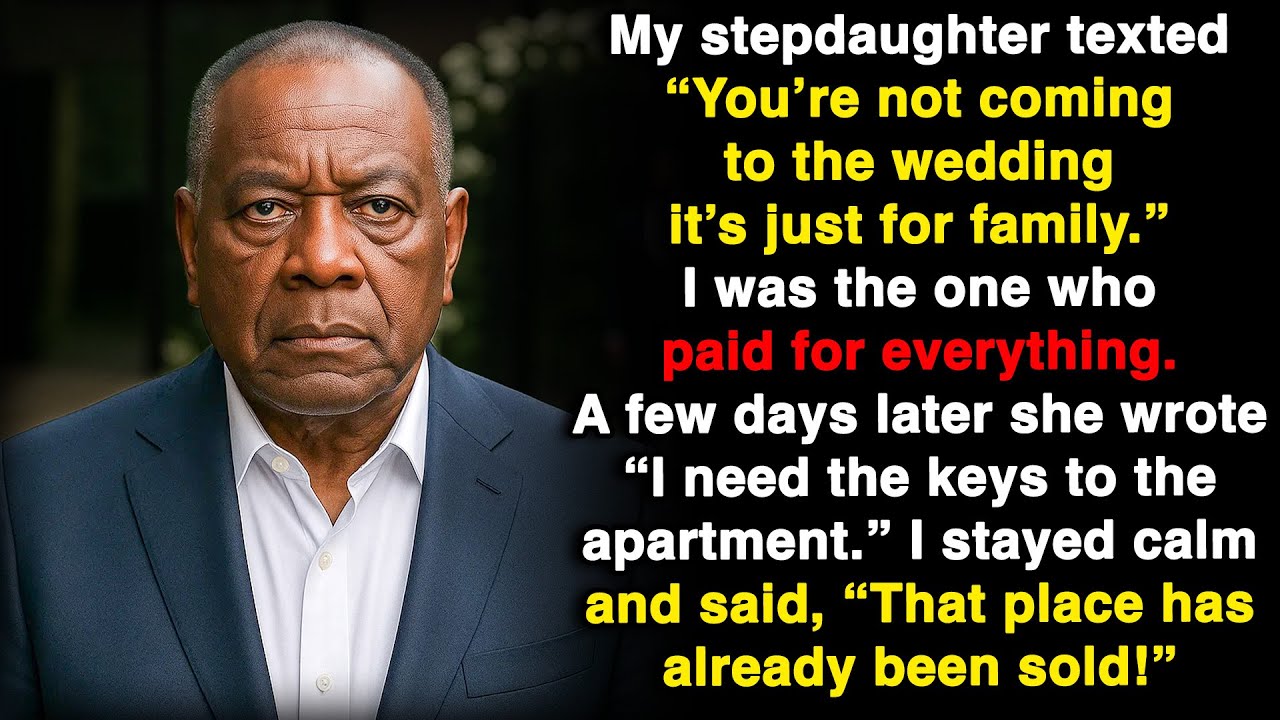 My stepdaughter mocked me, wanted my house, and kicked me out of the wedding. I knew it was time.