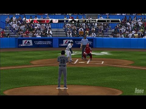 Major League Baseball 2K9 PlayStation 3 Gameplay - Damon Strike Out