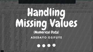 DATA CLEANING: HANDLING MISSING VALUES