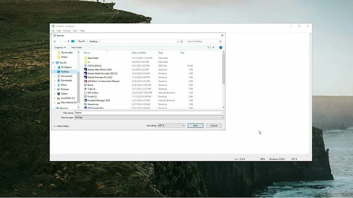 How To Save A Notepad File On Your Desktop (2025)