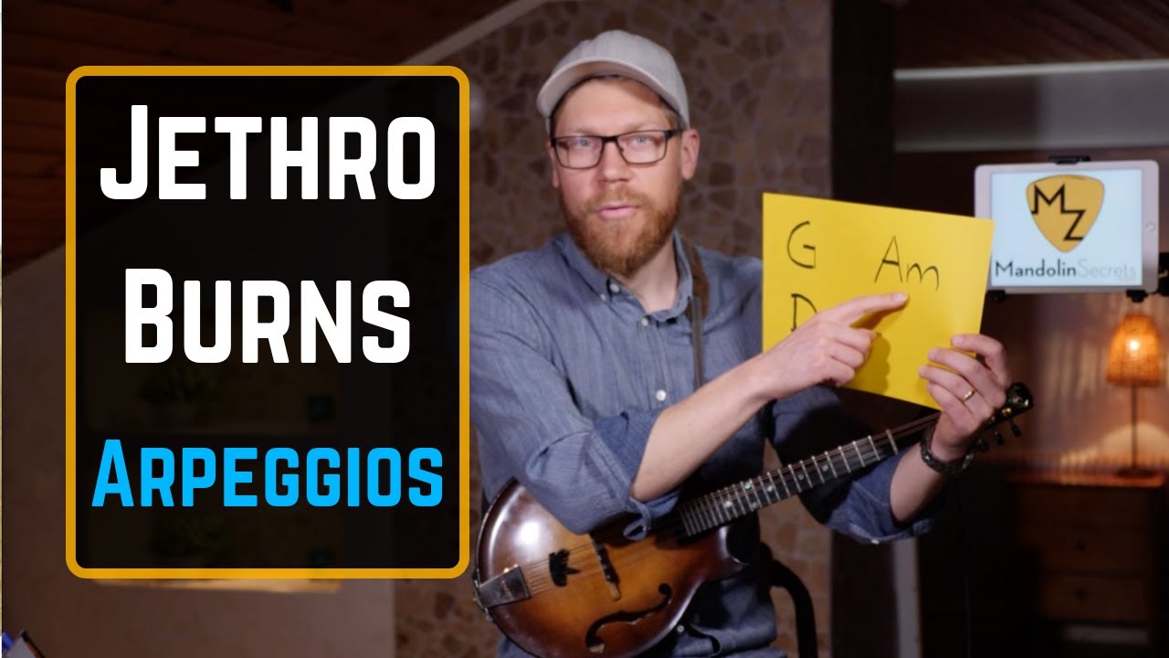 Jethro Burn’s Mandolin Arpeggios - How to apply them to songs? - Mandolin Lesson - Live Replay