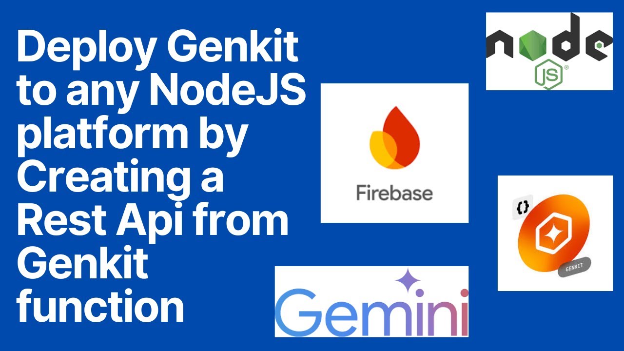 Deploy Genkit to any NodeJS platform by Creating a Rest Api from Genkit ...