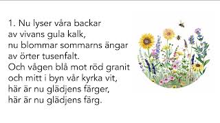 Ny Lyser Våra Backar, Psalm 924