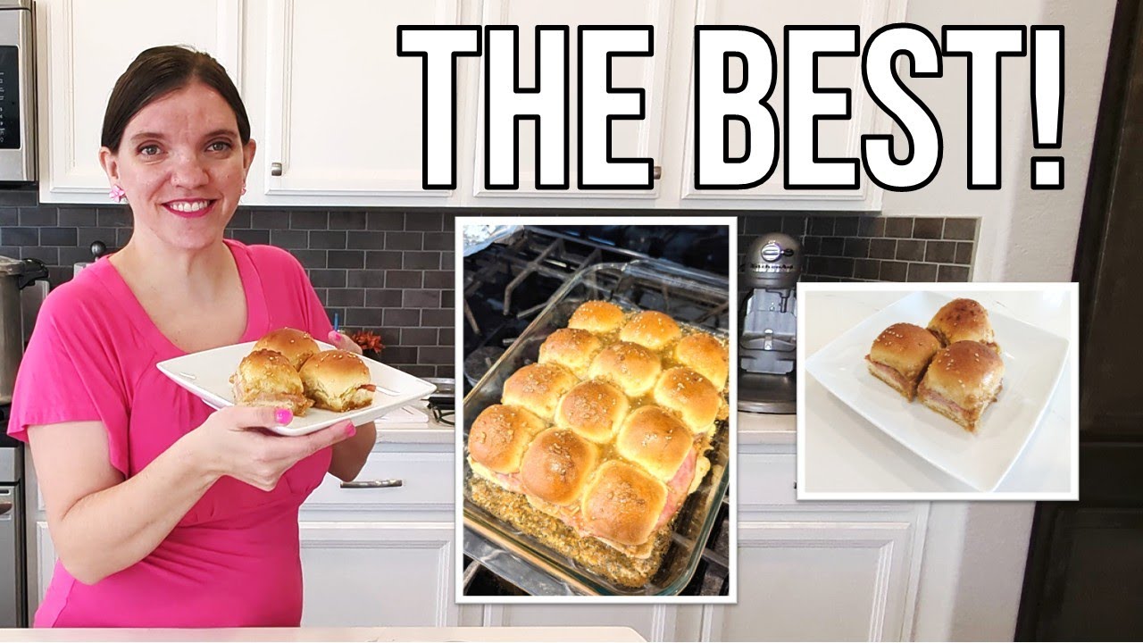 The Best Ham and Cheese Sliders YouTube