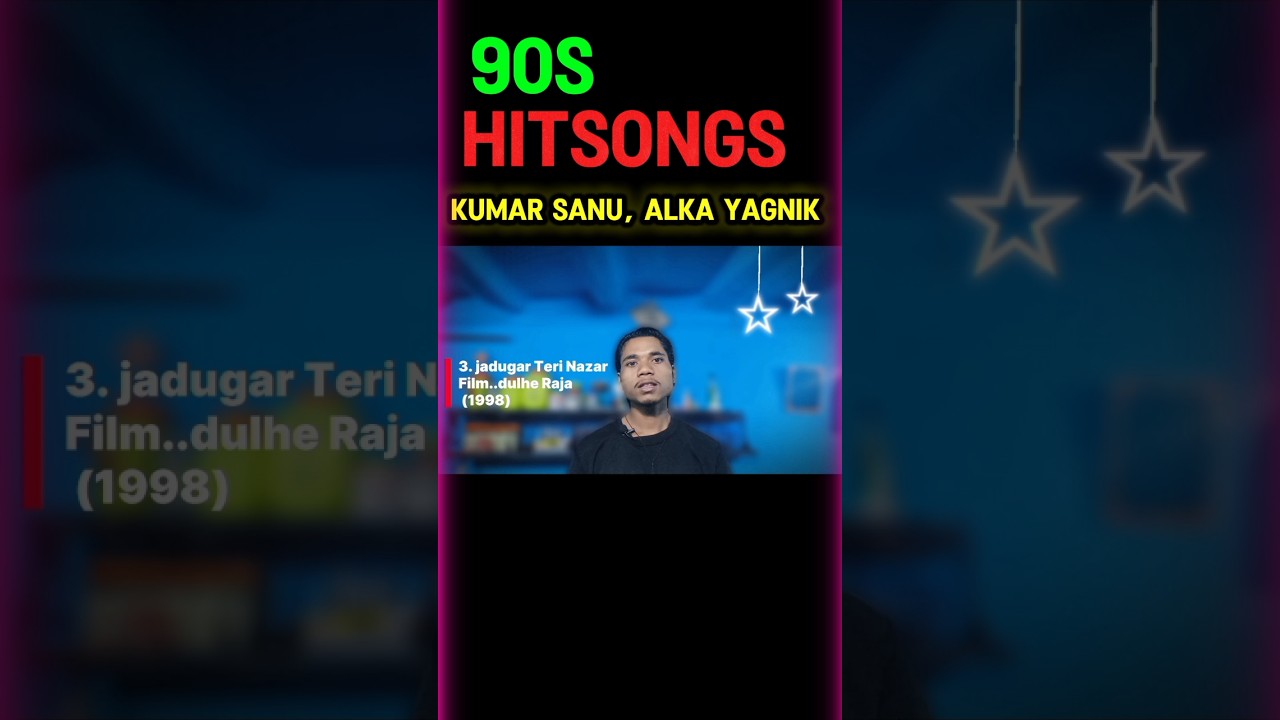 90s Hit 5 songs review _💞 #sorts #bollywood #90s #ytshorts #songreview #old #kumarsanu #alkayagnik